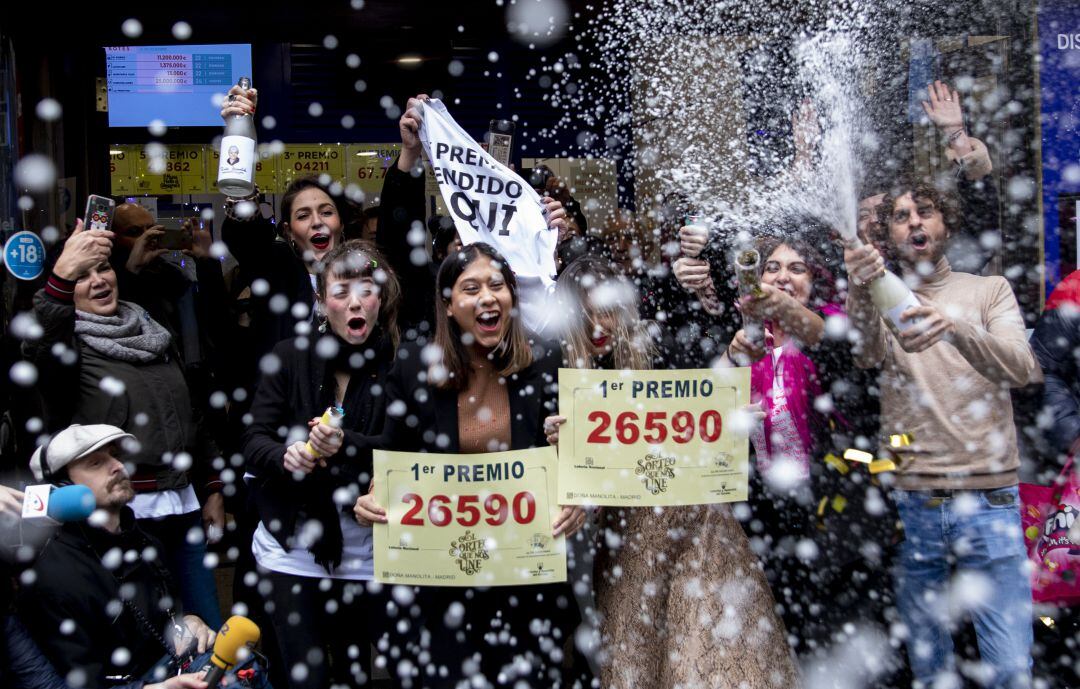 El primer premio de 2019 estuvo muy repartido.