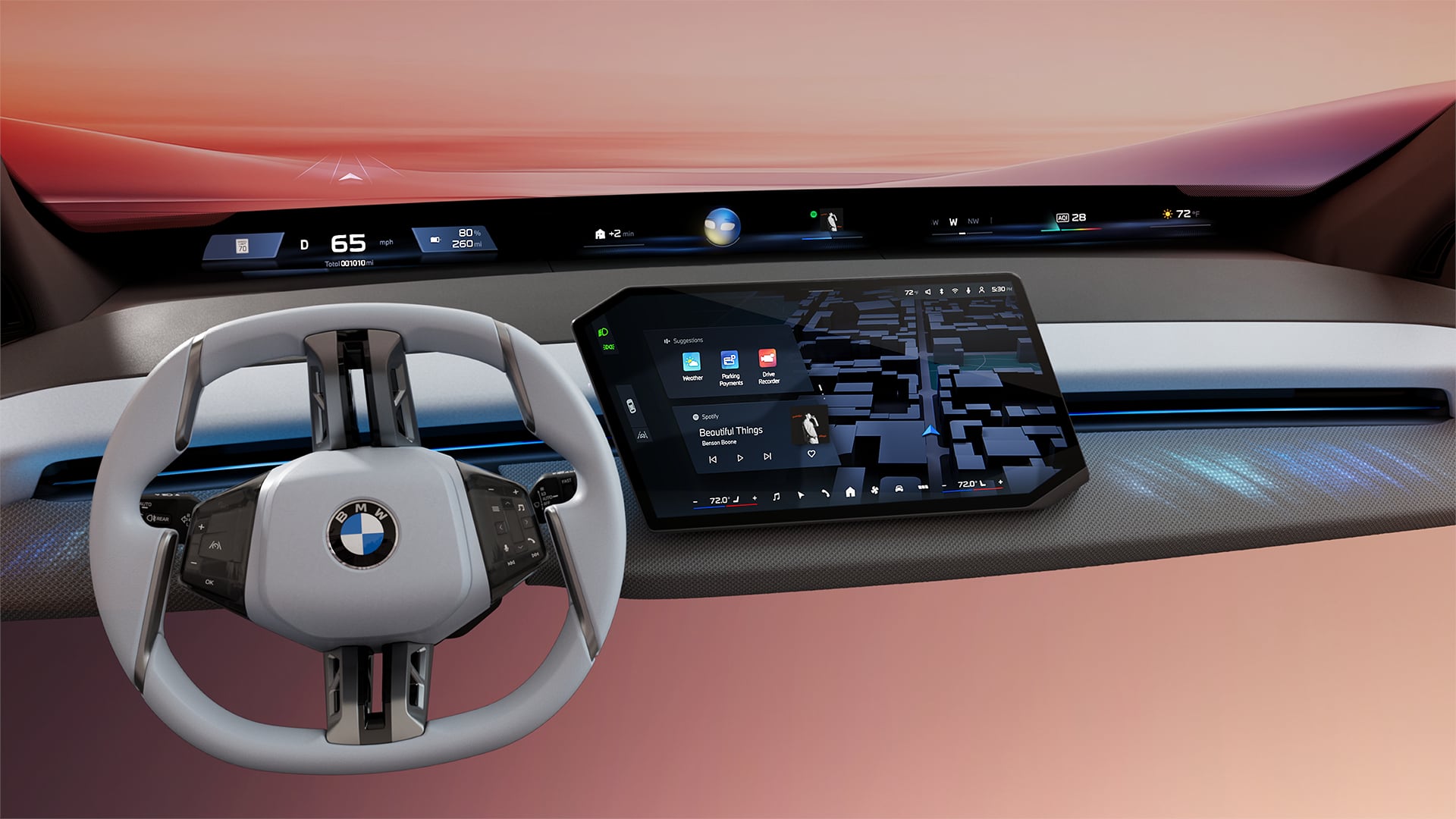 BMW prepara volantes hápticos para  2026