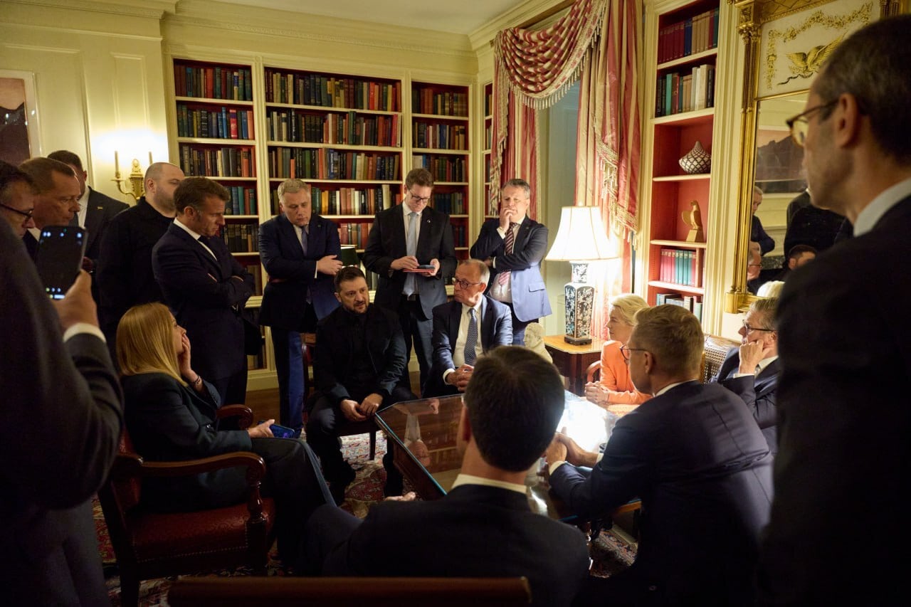 Los dirigentes europeos presentes en la reunión de la Casa Blanca organizada por Donald Trump este mes de agosto