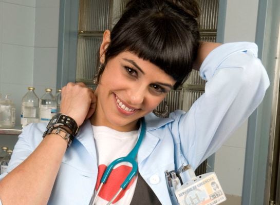 La actriz Saras Casasnovas en la serie &#039;Hospital Central&#039; de Telecinco