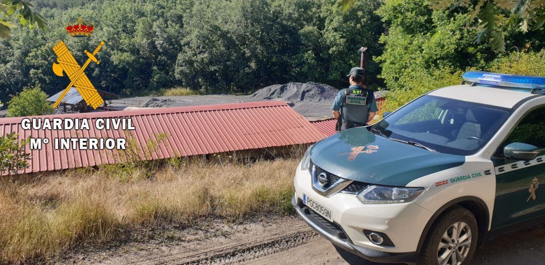 Mina en la que se ha producido el robo en la provincia de Palencia