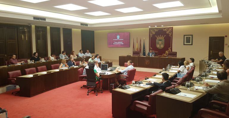 Imagen del pleno de este mes de agosto