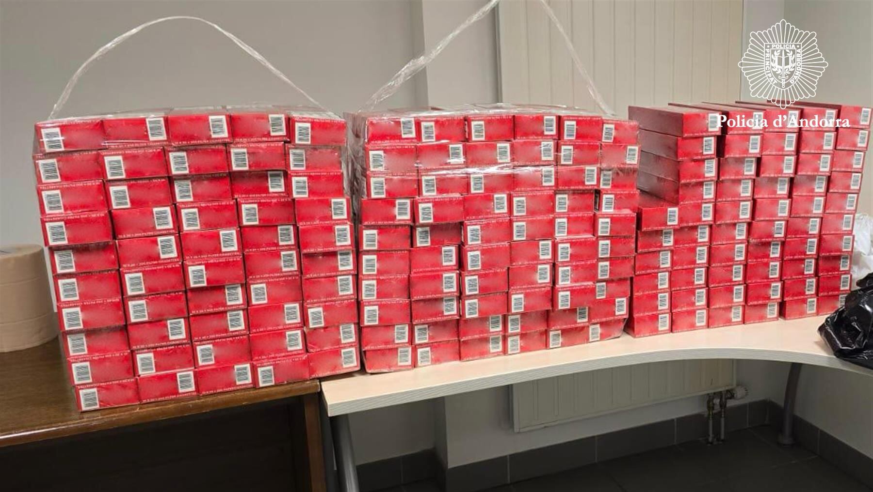 El tabac comissat al Pas de la Casa el passat dimecres