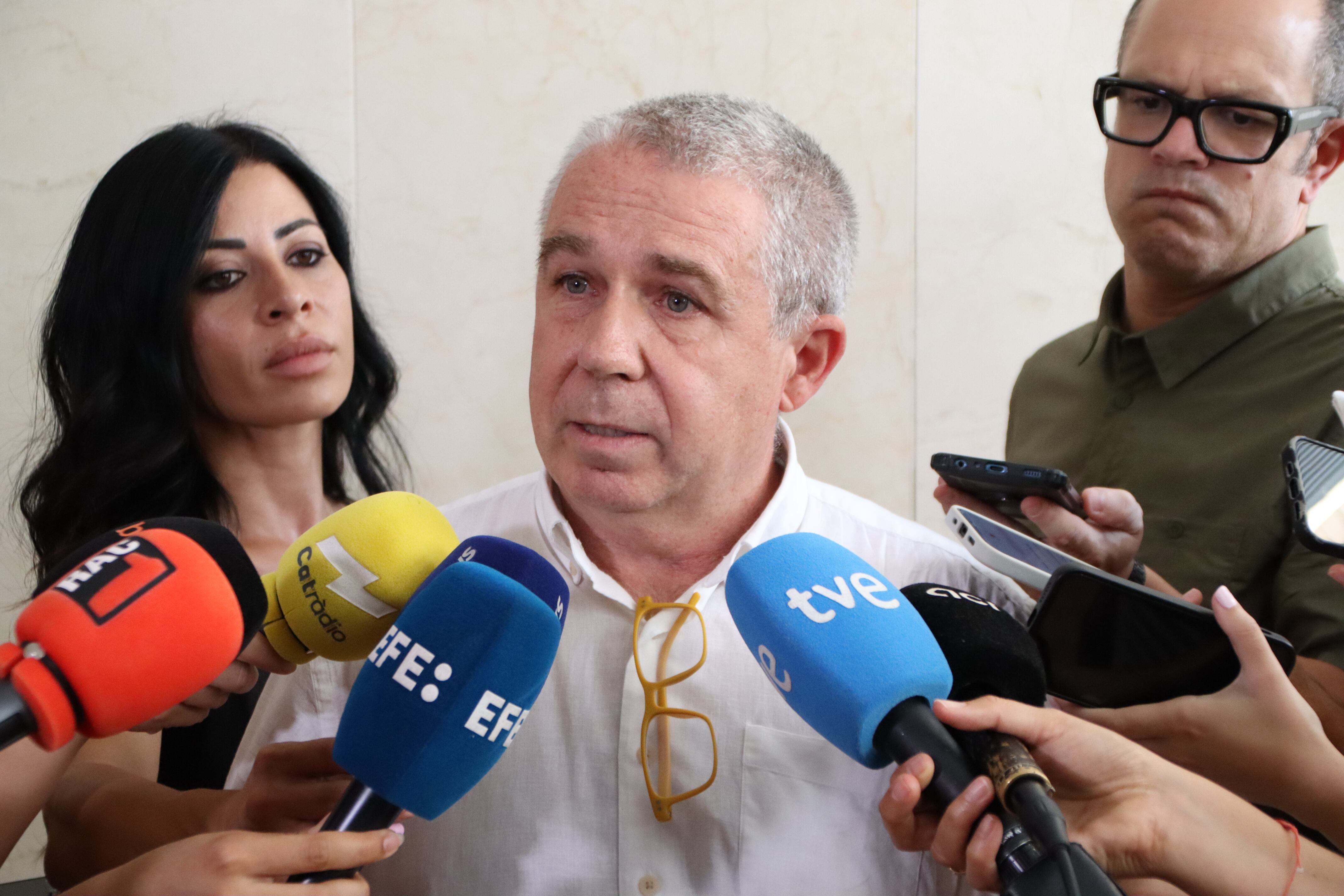 El director del servicio de Limpieza y Recogida de Residuos del Ayuntamiento de Barcelona, Carlos Vázquez