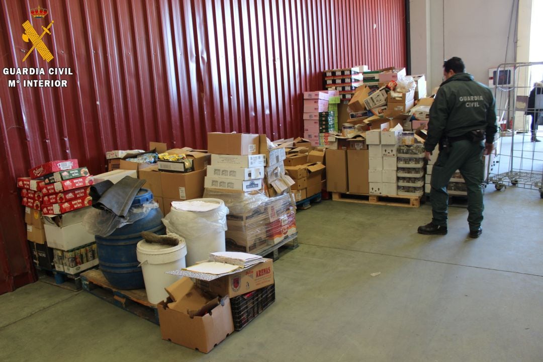 Productos incautados por la Guardia Civil