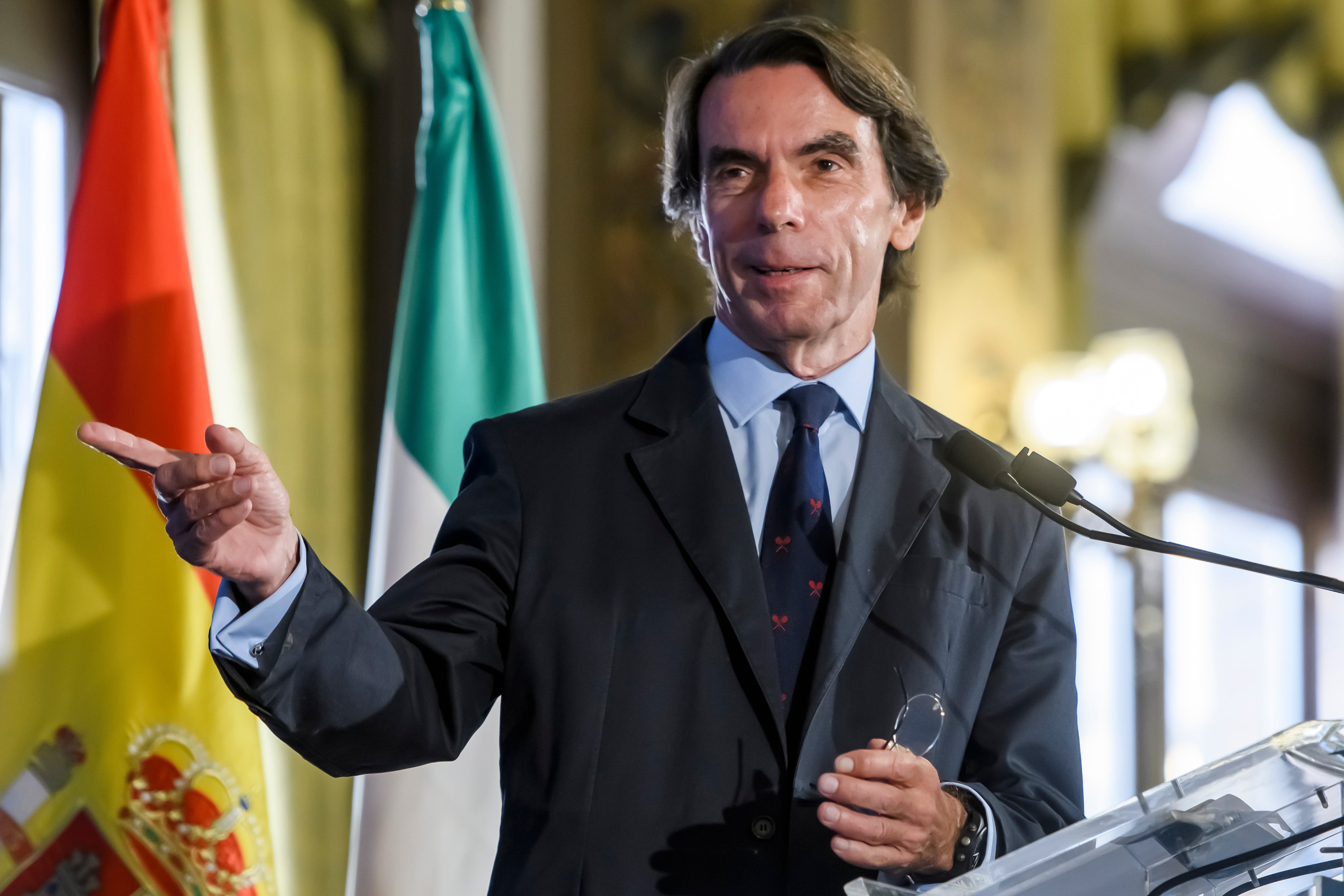 El expresidente del Gobierno José María Aznar