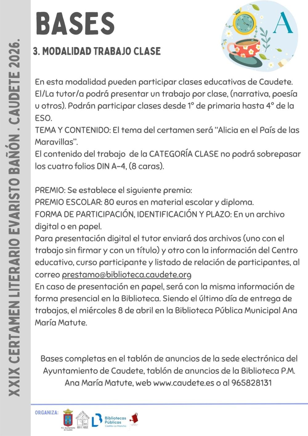 bases de la convocatoria