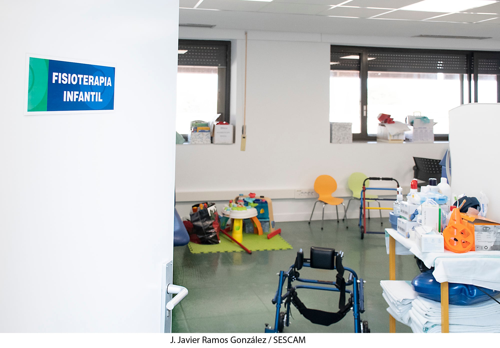 Área infantil de rehabilitación Hospital de Guadalajara