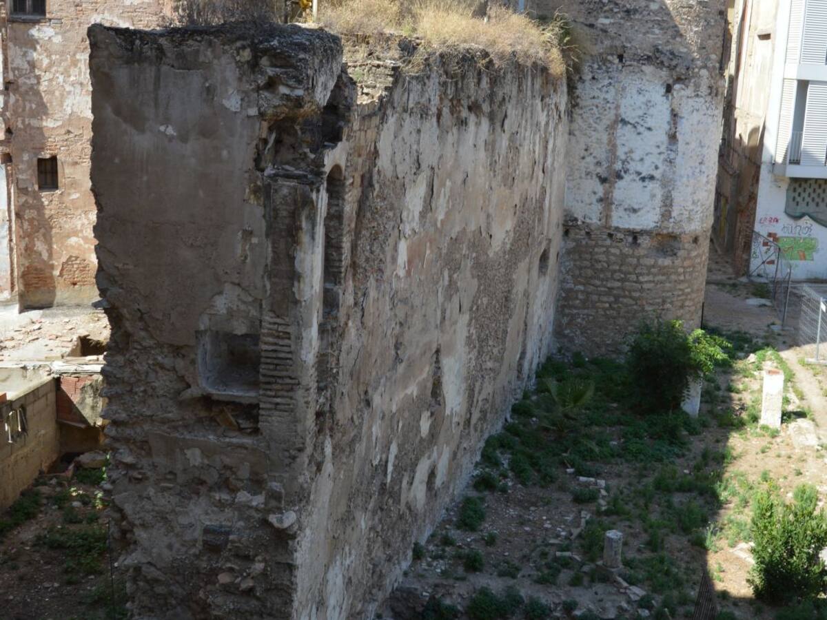 La muralla islámica de València, a punto de iniciar las obras de su rehabilitación y puesta en valor