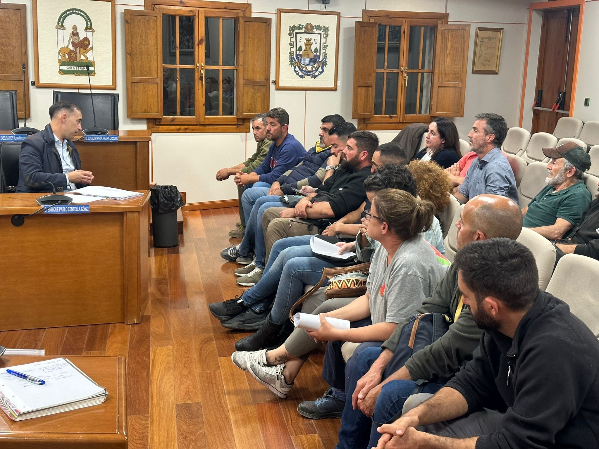 El alcalde de Benalmádena reunido con los sectores afectados por la sequía