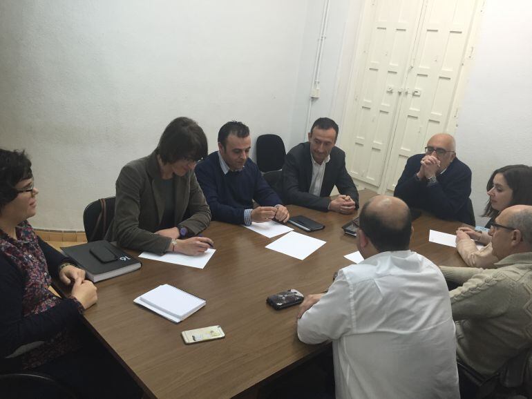 Reunión de PSOE y Compromís del pasado martes