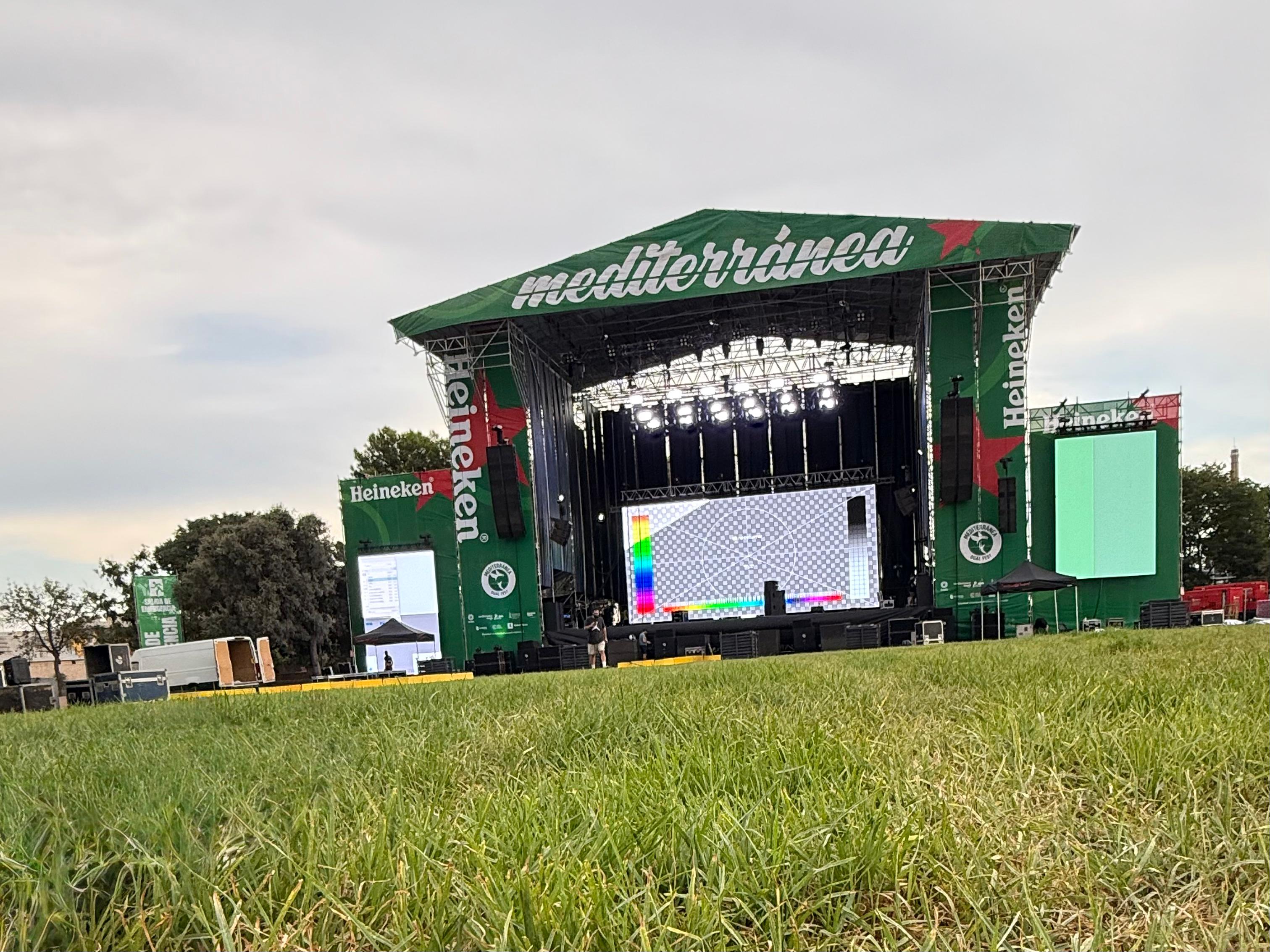 Escenario principal del Mediterránea Dual Fest