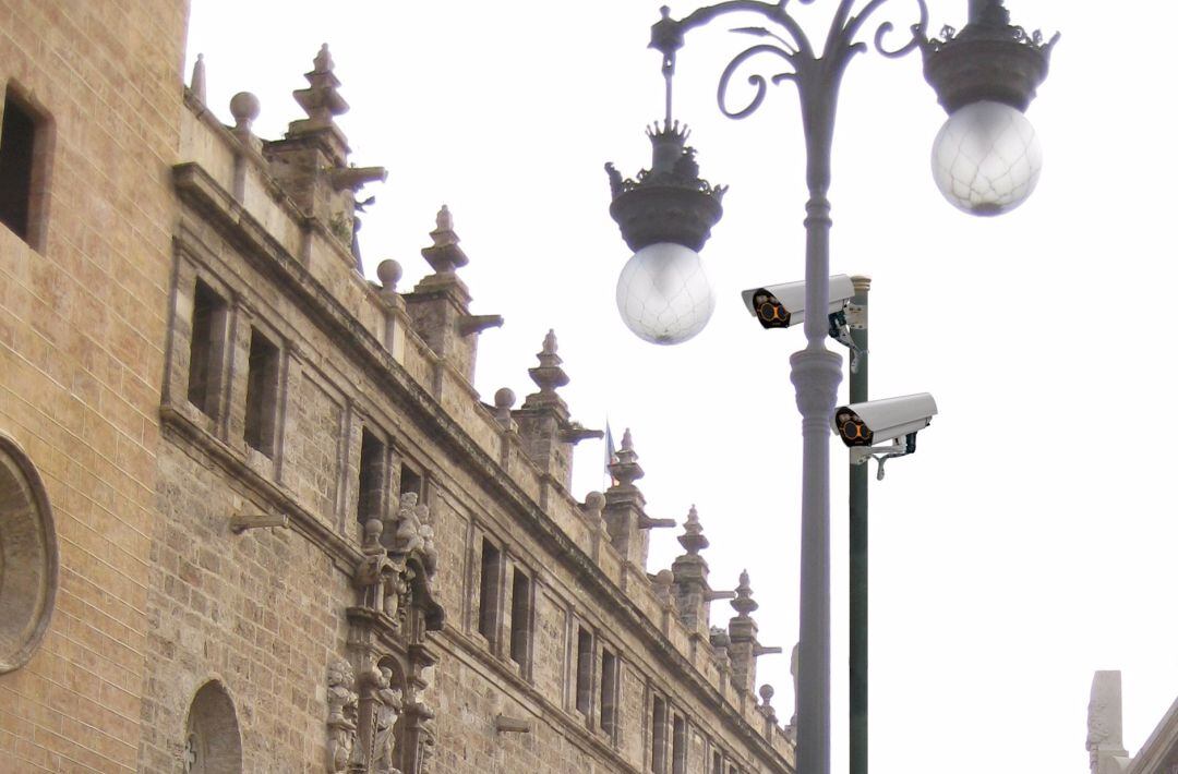 Las cámaras están instaladas en cinco puntos de Ciutat Vella, el centro histórico de València. 