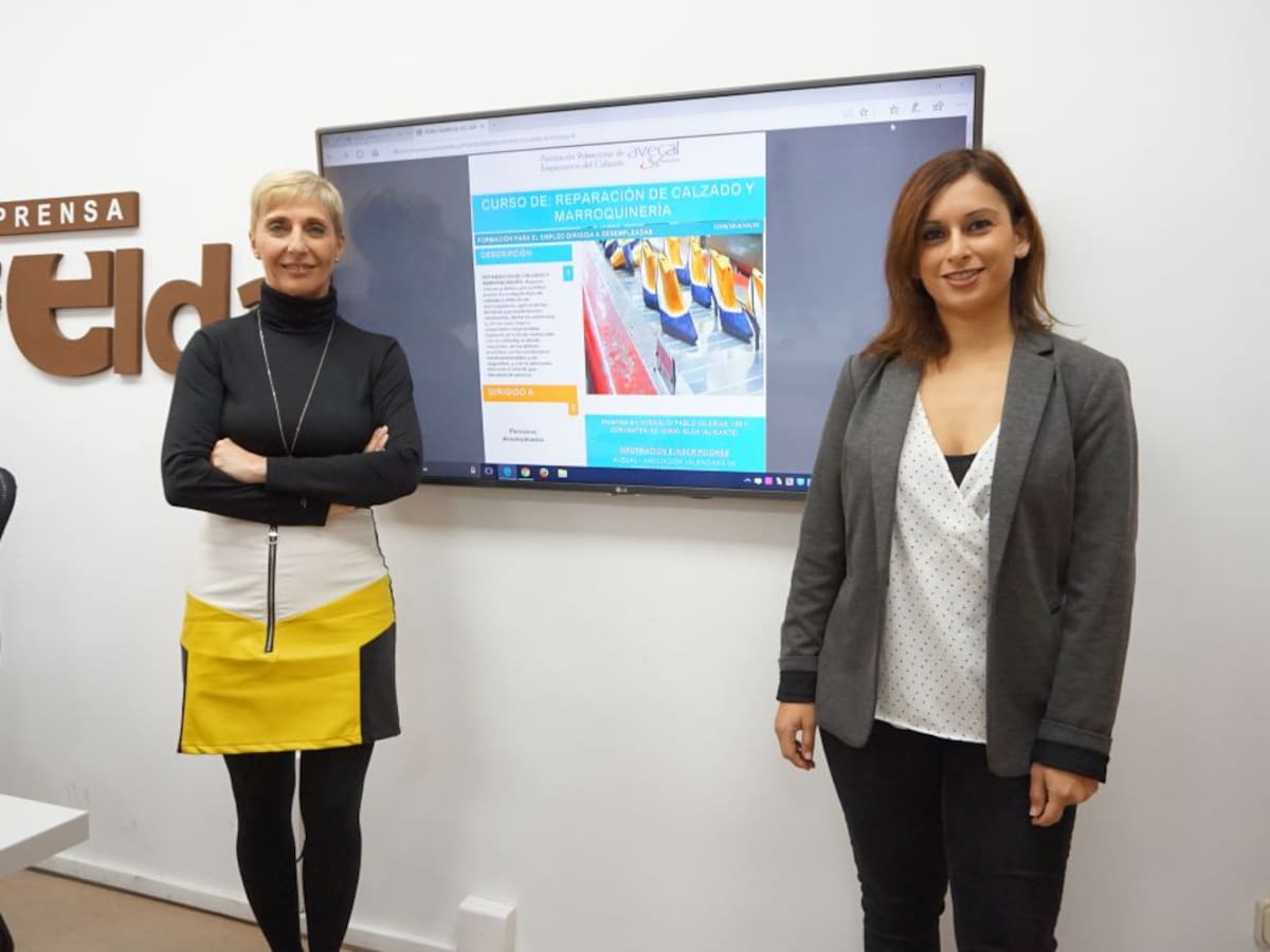 Elda ofrece un curso de reparación de calzado