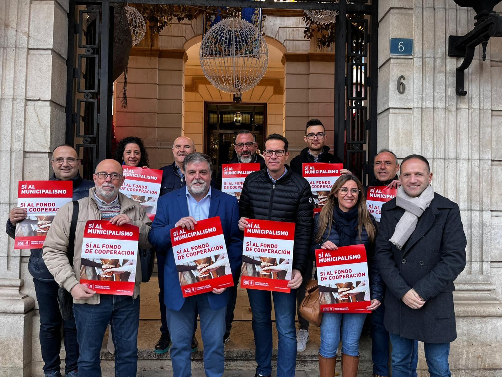 Alcaldes en la concentración