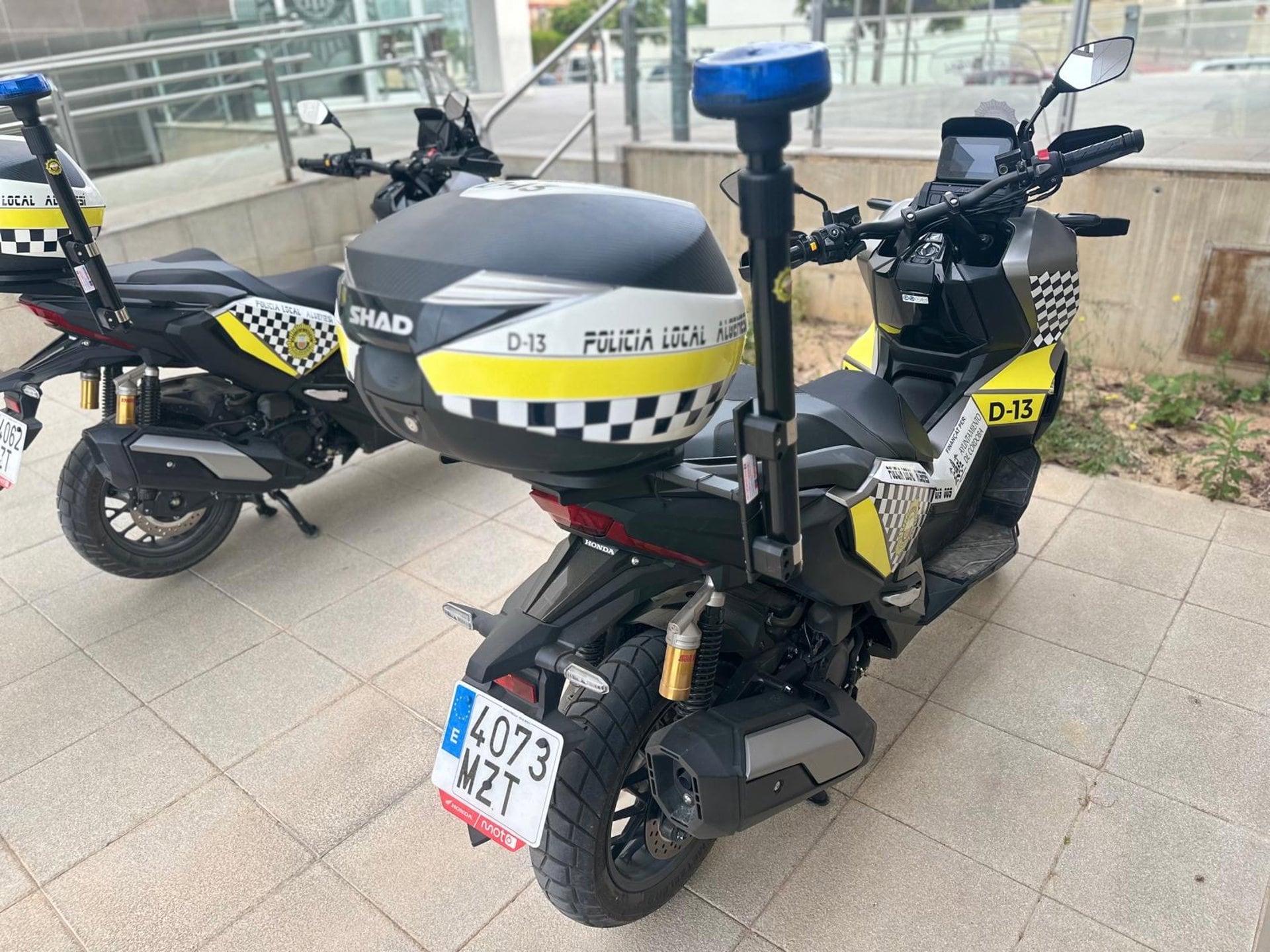 Motos de la Policía Local de Algemesí