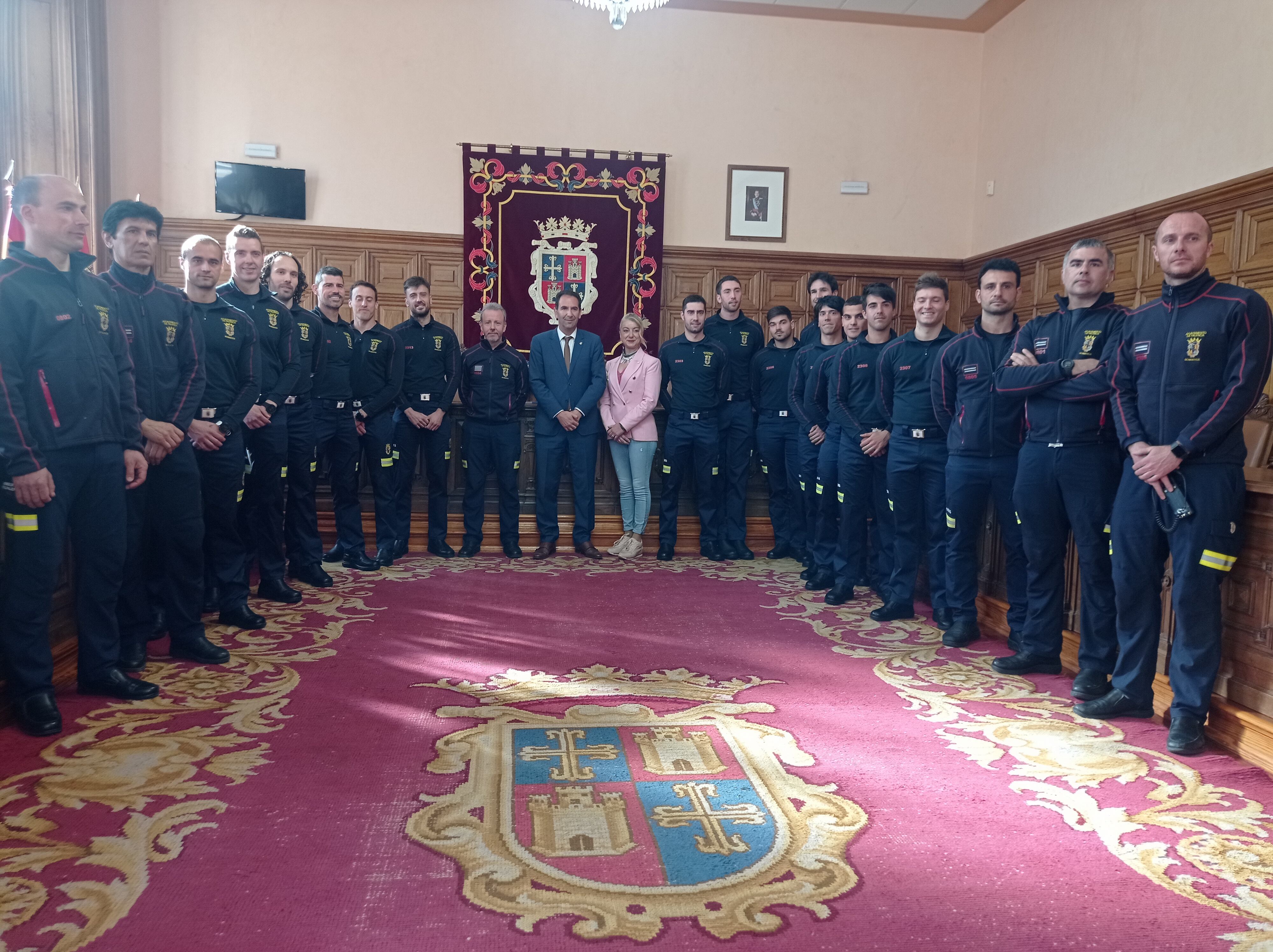 Toma de posesión de los nuevos bomberos de Palencia