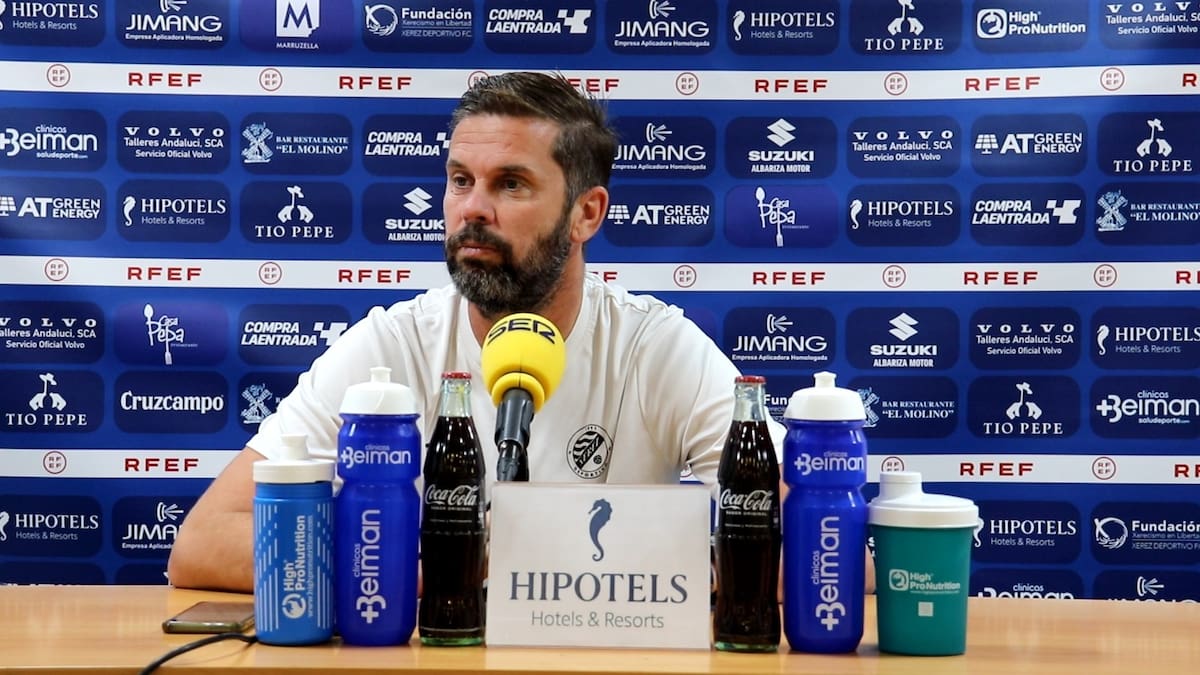 Declaraciones de David Sánchez, técnico del Xerez DFC