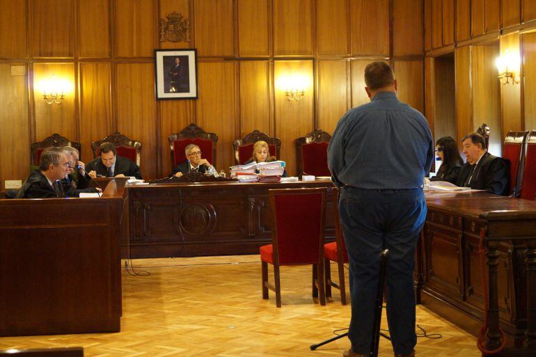 Tomás Cabañero, declarando en la Audiencia Provincial de Albacete