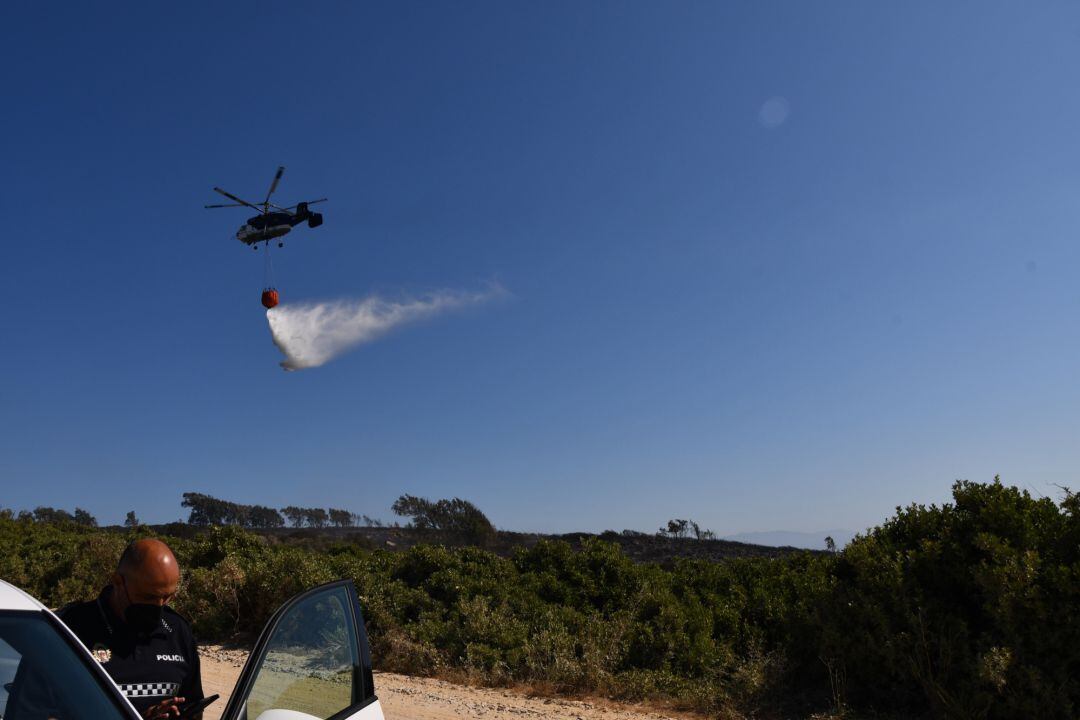 Incendio en Alcaidesa-El faro