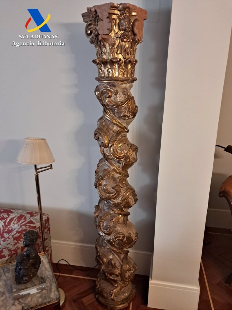 Recuperadas varias piezas expoliadas del Monasterio de San Ginés de la Jara que estaban en casas particulares