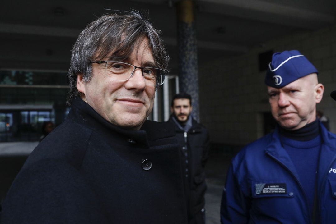 Carles Puigdemont en una imagen de archivo el pasado 3 de febrero en Bruselas. 