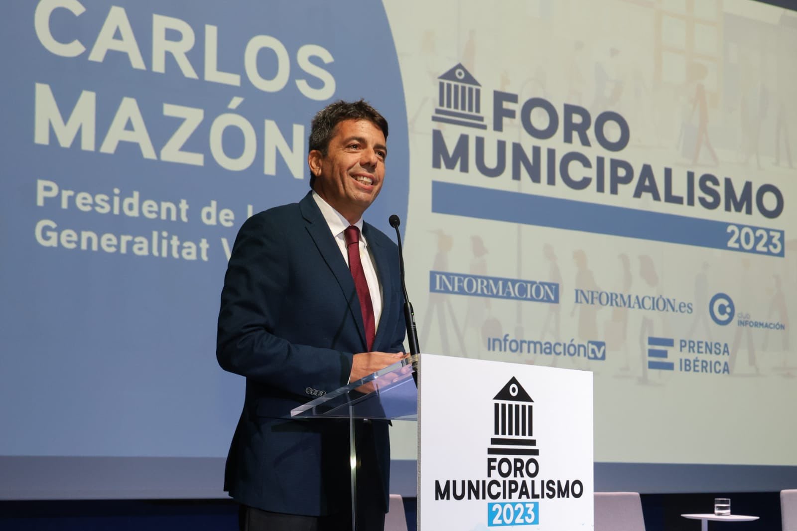 Carlos Mazón, presidente de la Generalitat Valenciana en el Foro de Municipalismo organizado por el diario Información