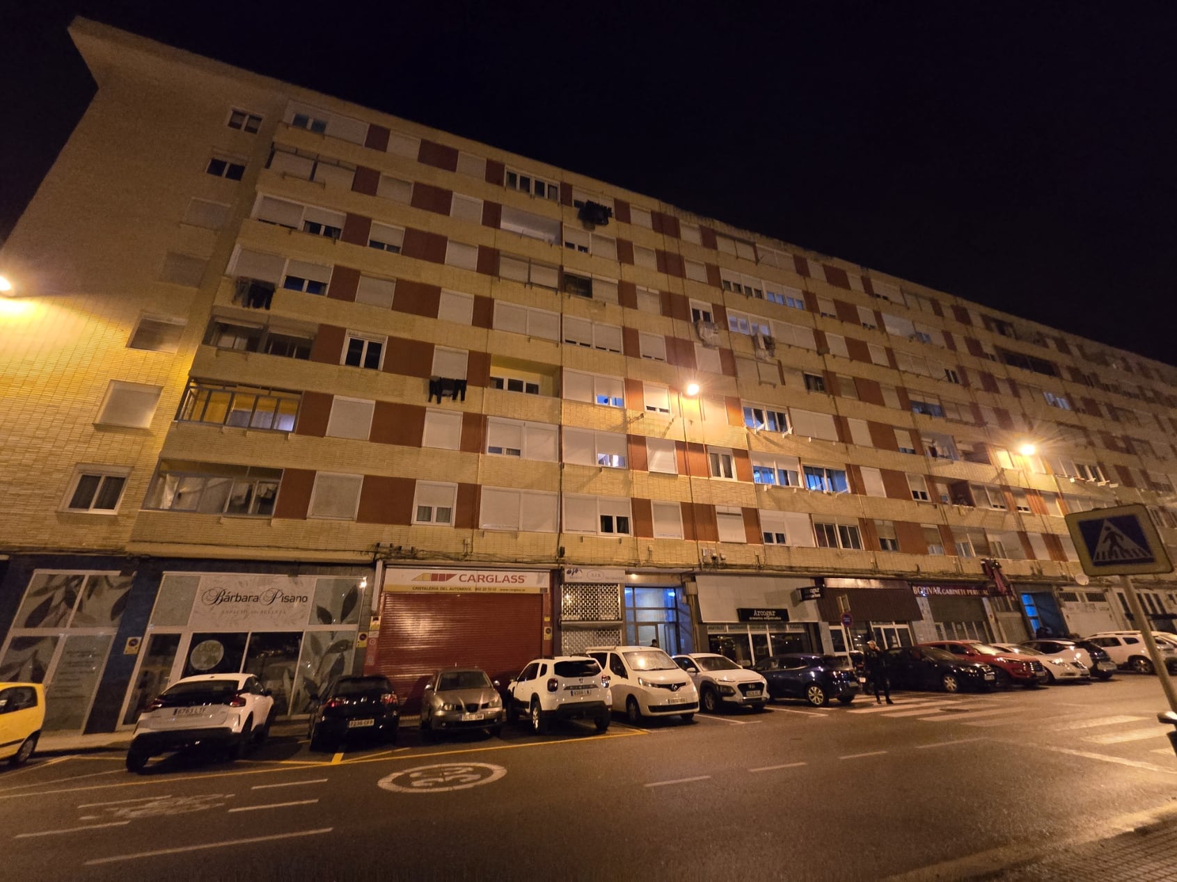 Edificio desde el que presuntamente se han realizado los disparos