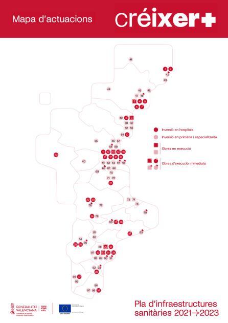 Plan de infraestructuras de Sanidad de la Generalitat Valenciana