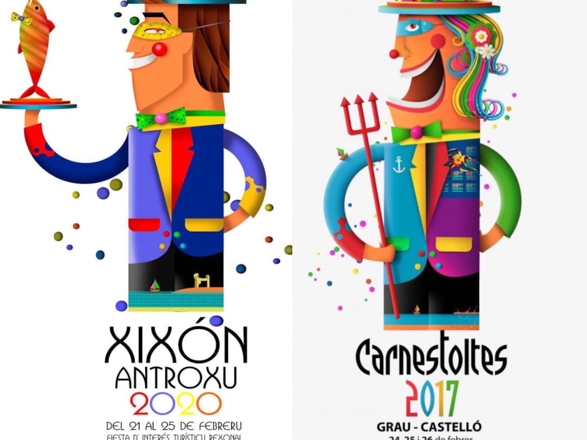 El Antroxu de la polémica: retiran el cartel ganador por su parecido con el de Castellón