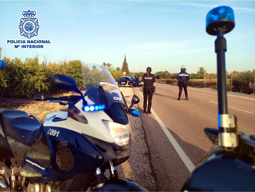 Control Policía para evitar robos de granada en Elche