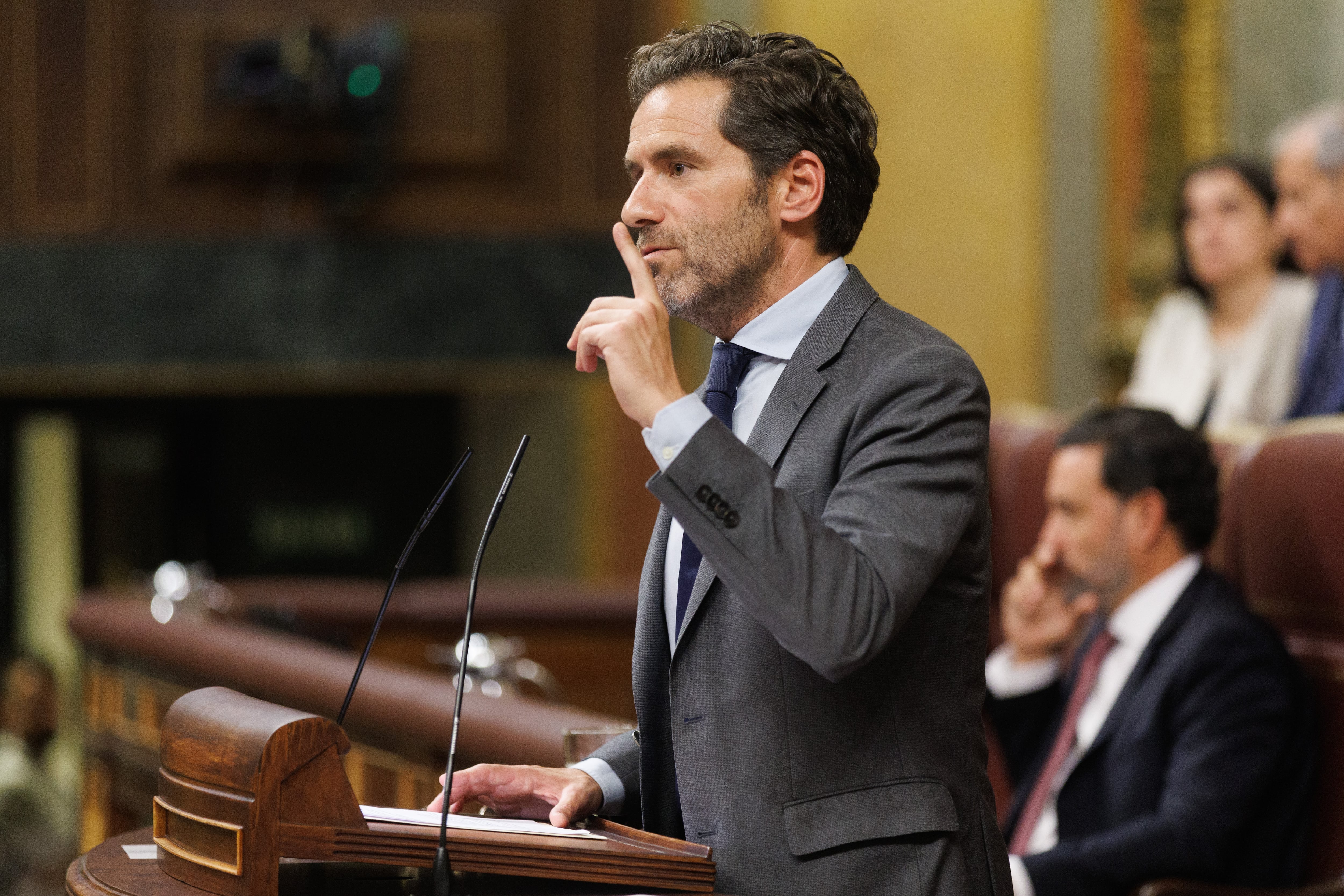 El vicesecretario de Cultura y Sociedad Abierta del Partido Popular, Borja Sémper, este miércoles en el Congreso.