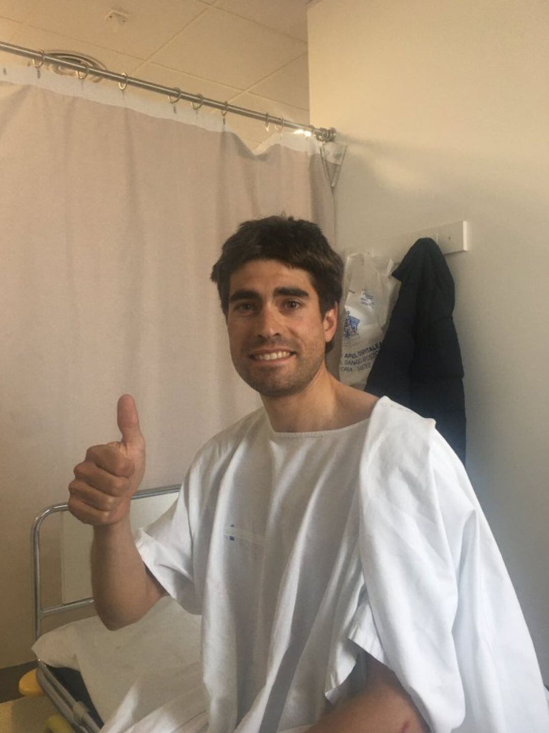 Landa después del accidente