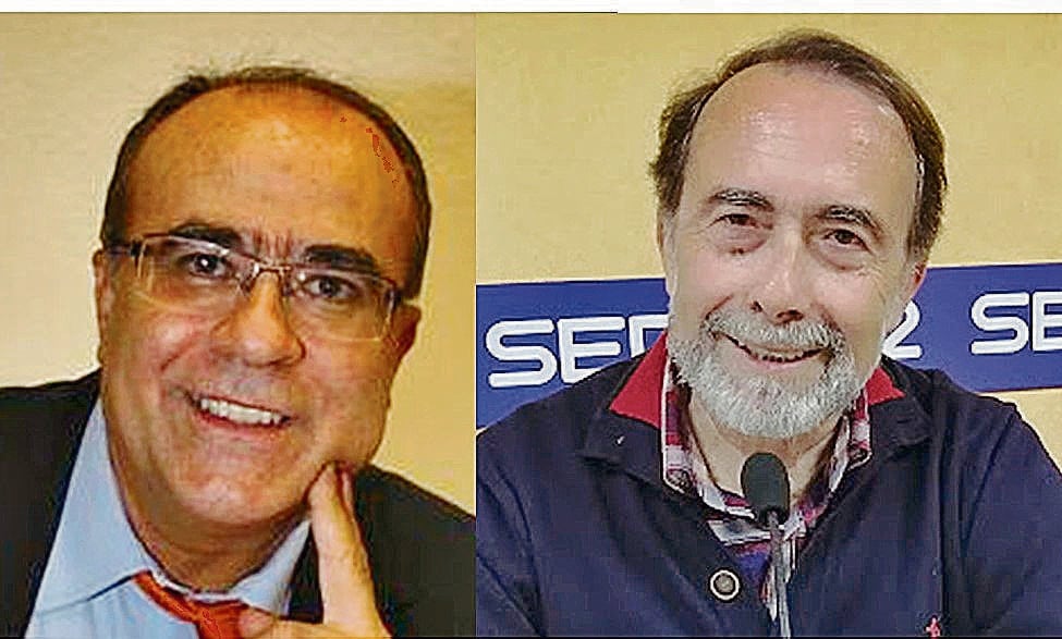 Antonio Torres y Juan José Melero, comentaristas del Carrusel Deportivo de la Cadena SER.