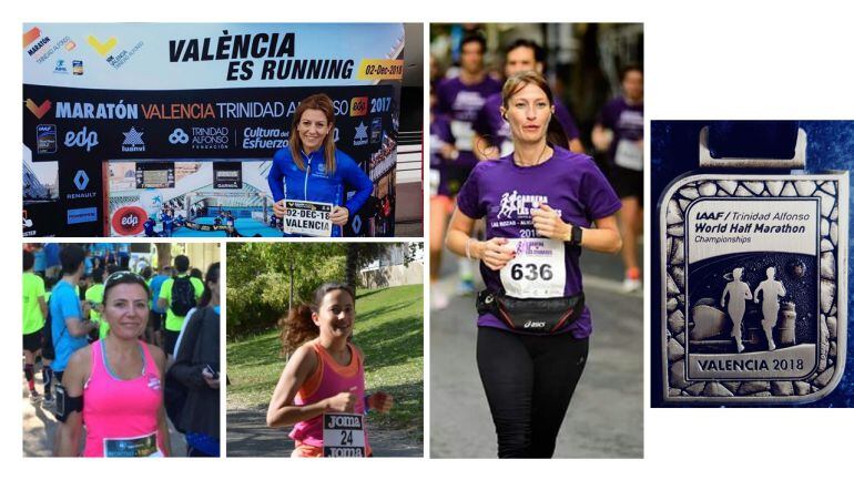 María Mompó, Esther Berrueco, Aída Alcántara e Inma García, debutantes en el Campeonato del Mundo de Medio Maratón de Valencia