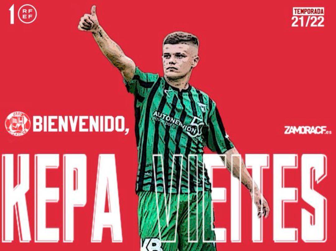 El nuevo jugador del Zamora CF, Kepa Vieites