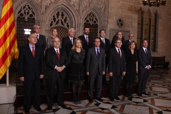 El nou executiu català després de la presa de possessió