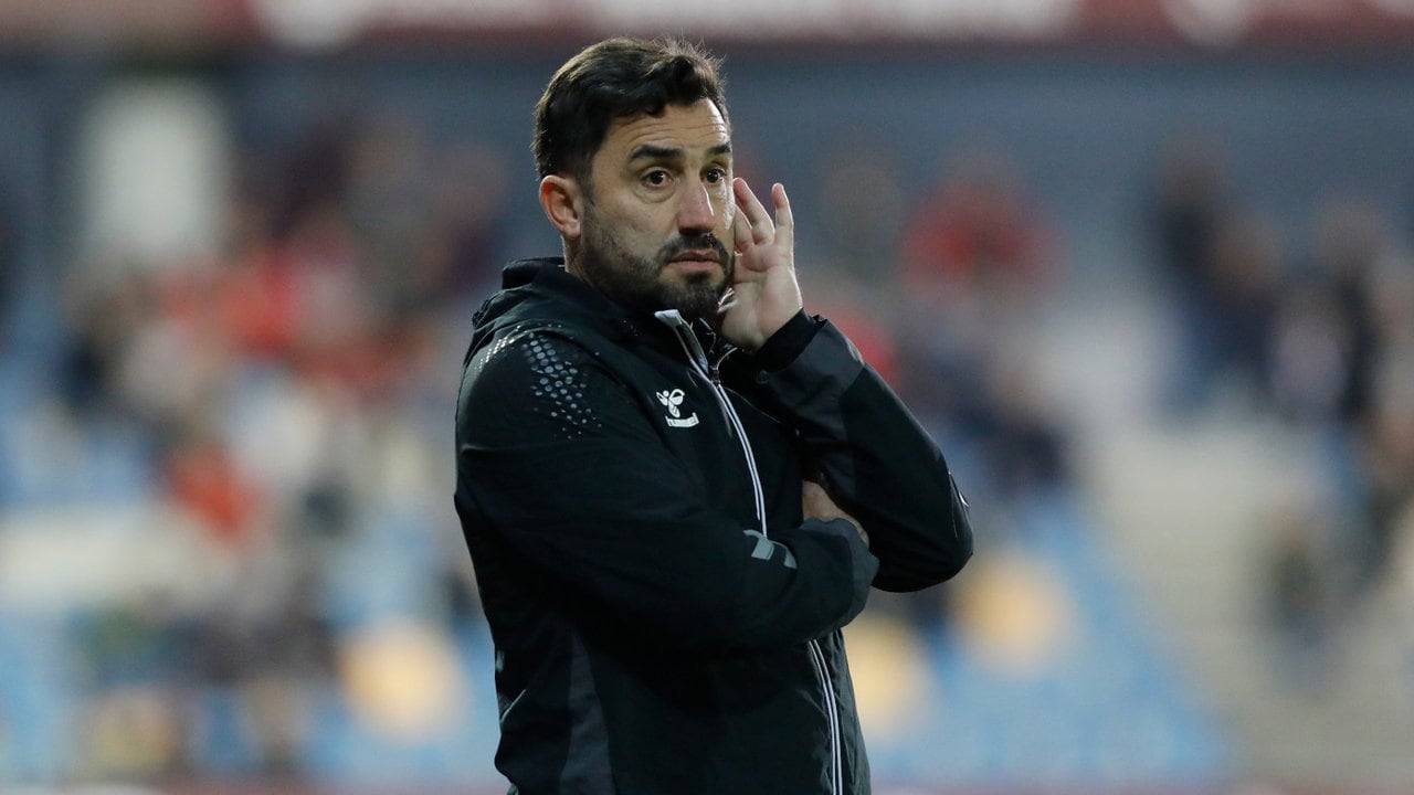 Fernández Rivadulla con el Pontevedra