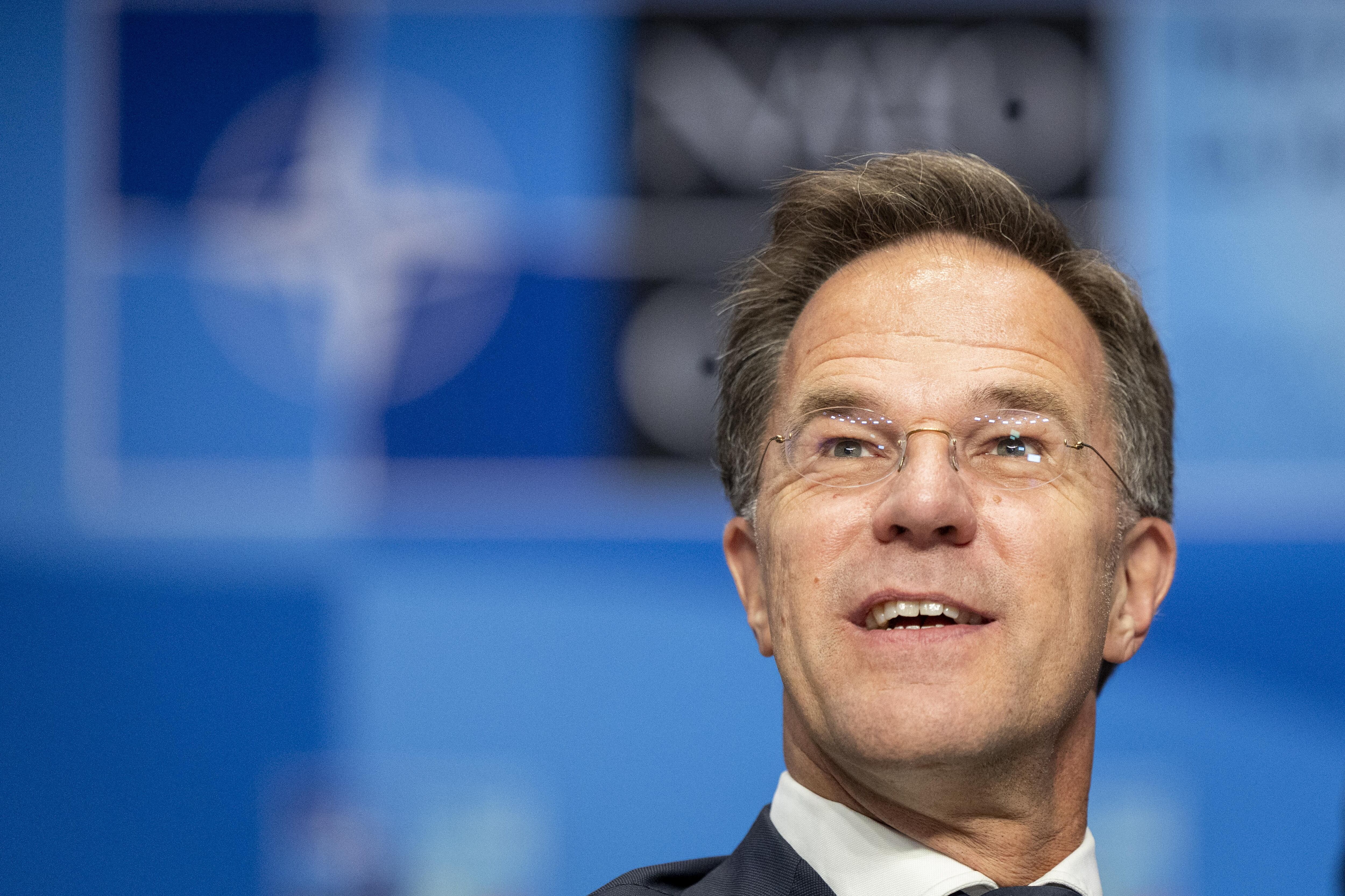 El secretario general de la OTAN, Mark Rutte