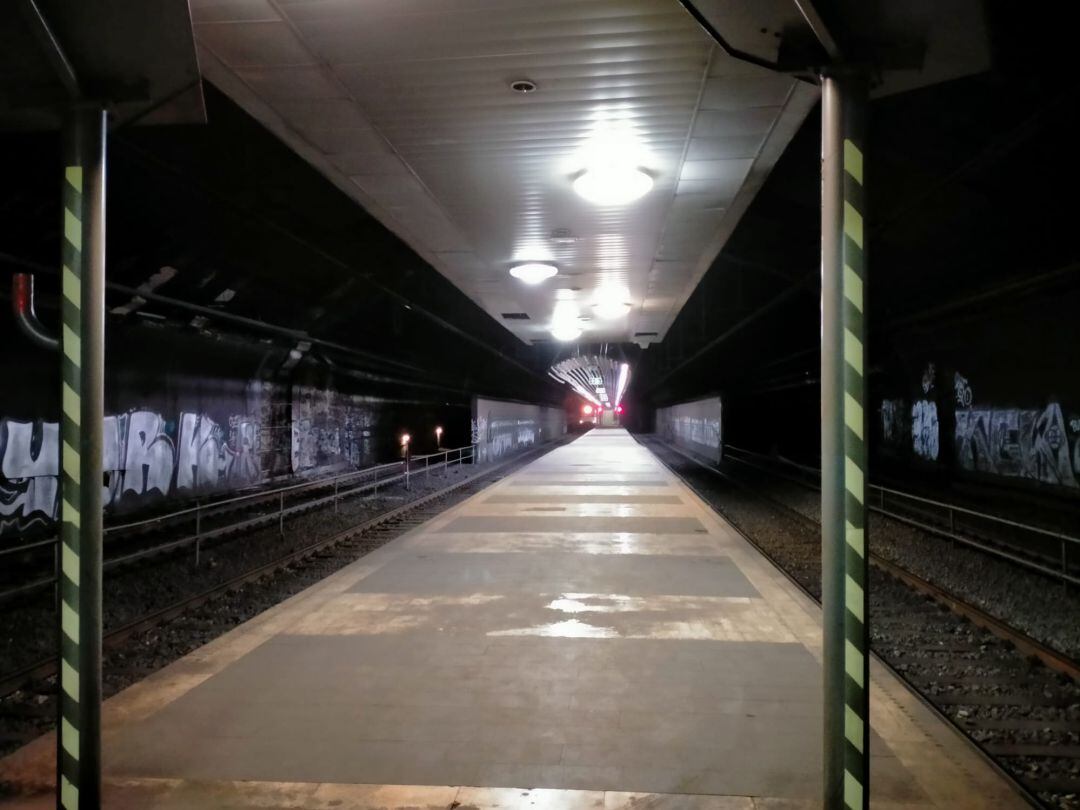 Andana que actualment no s'utilitza