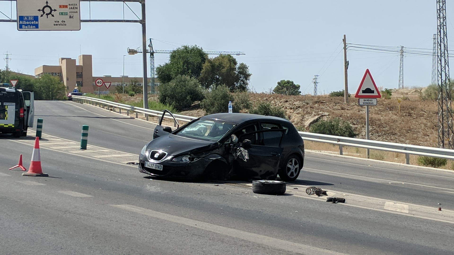 Accidente múltiple en Úbeda