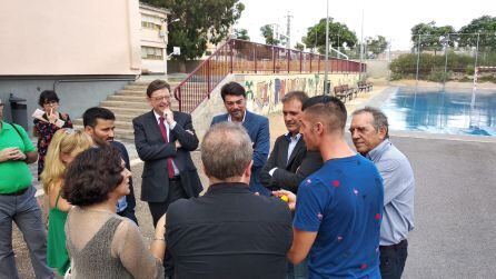 Visita al centro escolar El Palmeral.