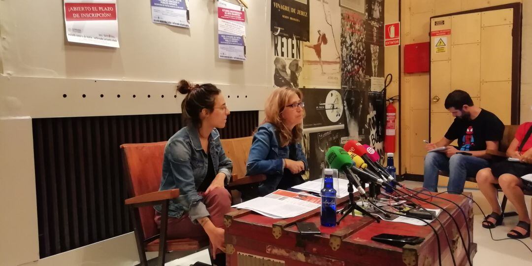 Sandra Aguirre y Fuensanta Onrubia de la ENT