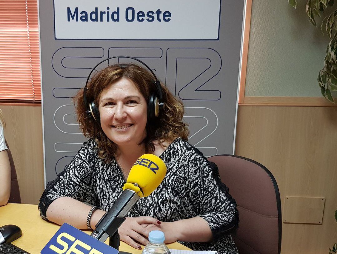 Natalia de Andrés, alcaldesa de Alcorcón, en los estudios de Ser Madrid Oeste