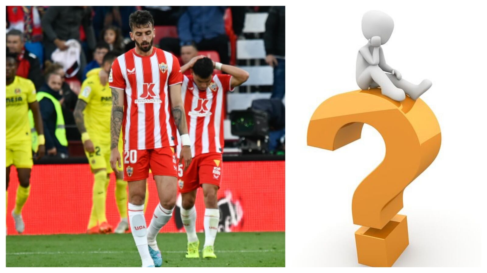 Los números colocan al Almería en una de las tres plazas de descenso.