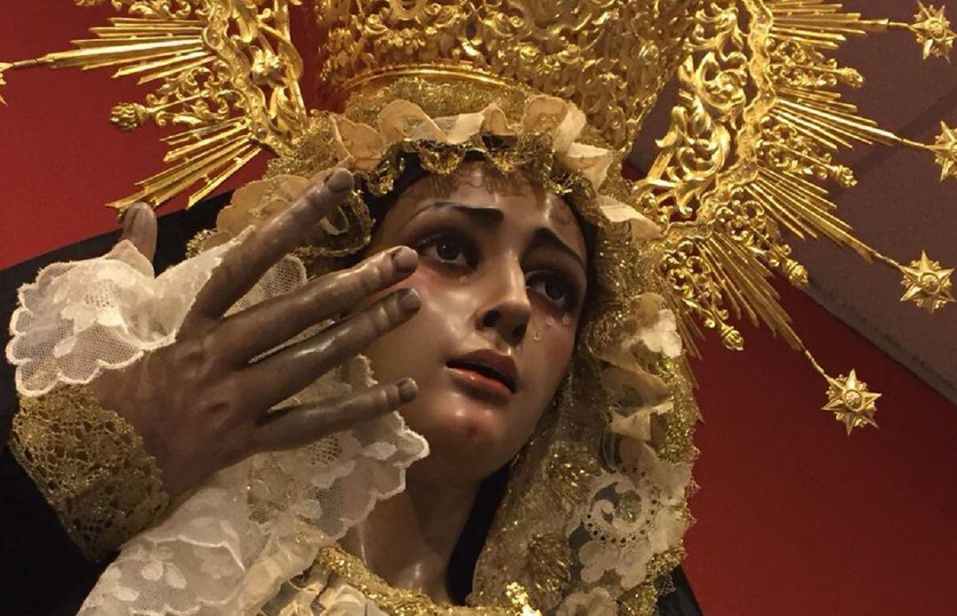 La Virgen del Dulce Nombre de Bellavista fue tallada por Alvarez Duarte en 1968