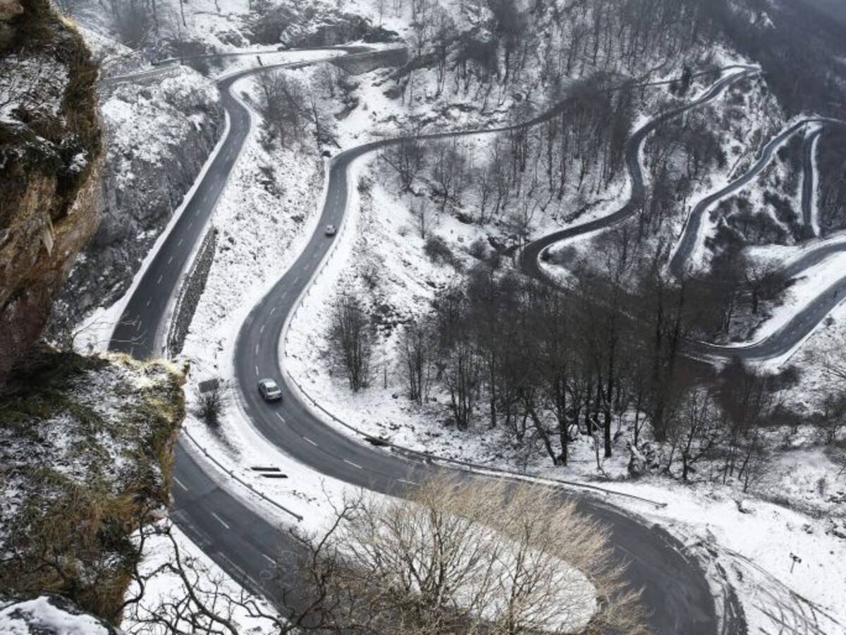 Nevadas navideñas en distintos puntos de España