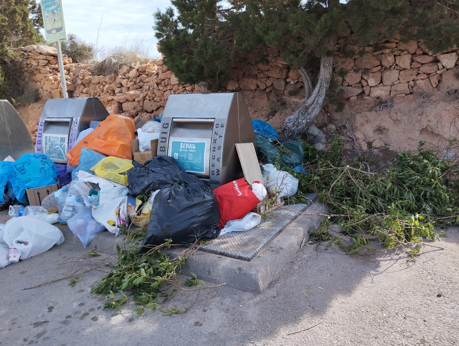 Segunda jornada de huelga en Formentera