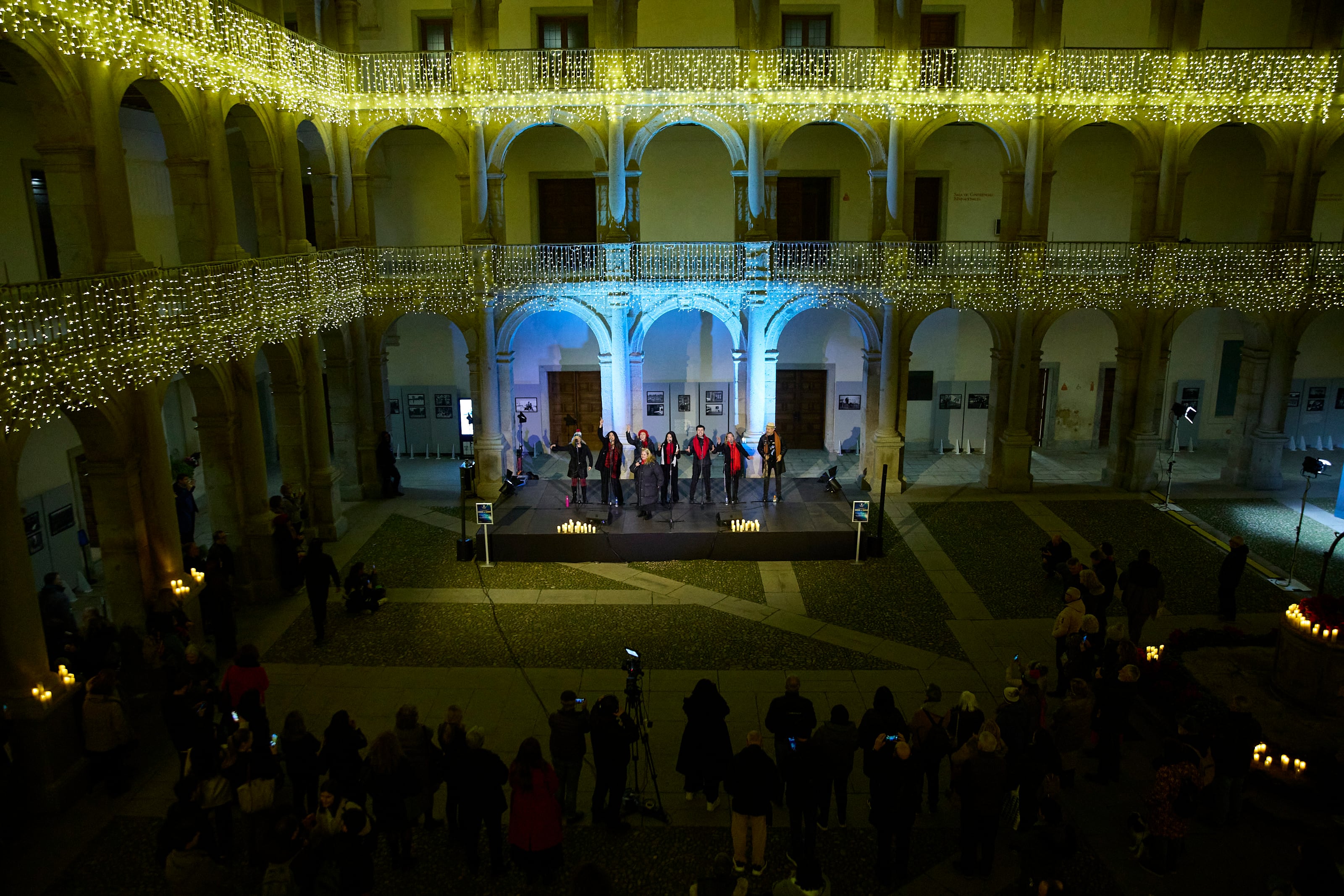 Inauguración Semana de las Luces, en Universidad de Alcalá Rectorado, a 10 de diciembre del 2024, en Alcalá de Henares