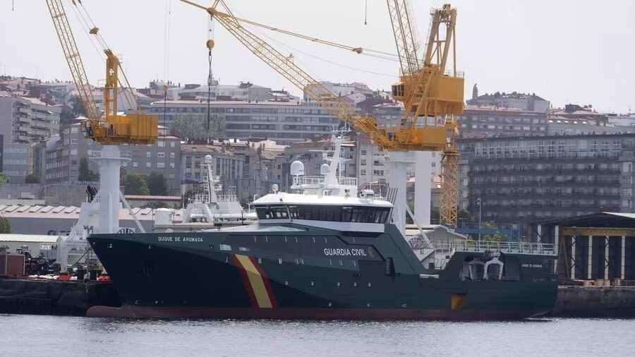 El buque &#039;Duque de Ahumada&#039;, de la Guardia Civil.